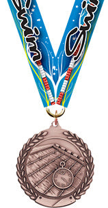 Swimming Medal- Bronze [M201-SW-B]