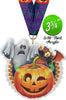 Halloween Jack-O-Lantern Colorix-M Acrylic Medal [MACR375-HLWN-JCK-Q]