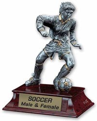 Soccer Signature Series Resin Trophy - Female [SSR6-SCF]