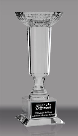Crystal Venice Bowl Award - 12 inch [CVB-12]