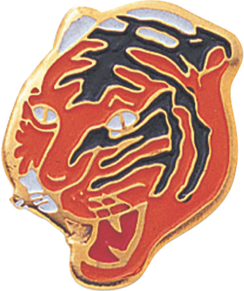 Tiger Enameled Mascot Pin [PCM-MSCT-CLR-06]