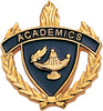 Academics 3D Enameled Scholastic Pin [PCM-WRT-AC]