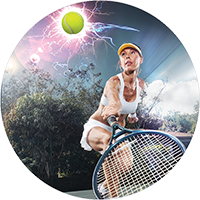 Tennis - Female Lightning Insert [TD-4159]