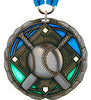 Baseball Epoxy Color Medal - Silver [MEC2-BS-S]