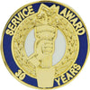 30 Years Service Award Enameled Round Pin [PCM-SRV-150RA]