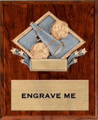 Cheer Color Diamond Plaque [P9RCD75-CH]