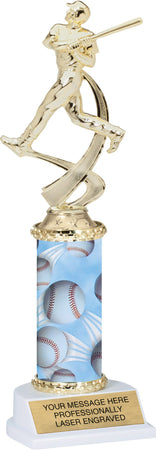 Baseball Motion Sport Trophy- 11 inch [TMPATR-BS-11]