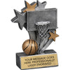 Basketball Star Blast Resin Trophy - 4.75