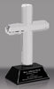 Crystal Cross Award with Black Crystal Base [CCRS-8-BLK-X]