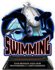 Swimming Colorix-T Acrylic Trophy [TACR6-SW-Q]