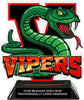 Vipers Mascot Tyke Colorix-T Acrylic Trophy [TACR6-MSCT-VPR-Q]