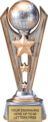 Globe Triple-Star Victory Resin Trophy [RMV8-GLB]