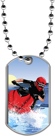 Wave Runner Dog Tags [DTLAM2-WVRNR]