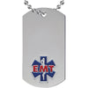 EMT Etched & Paint Filled Dog Tag [DTS-EMT]