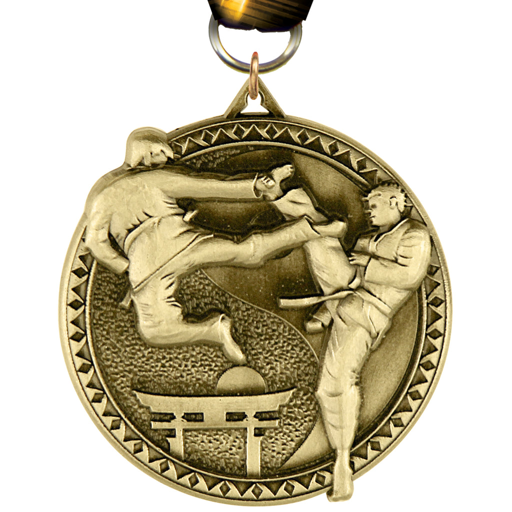 2" Martial Arts Ultra-Impact 3-D Medal [MDTD2-MA]