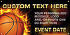 Basketball Vinyl Banner- Flames [VB-BK-FLM]
