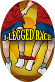 Three Legged Race Oval Insert [OV-1768]