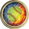 Softball Round Insert Pin [P78RI-SB2]