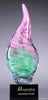 Pink and Green Droplet Art Glass Award [AGJ46-15]