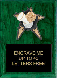 Cheer Spring Loaded Plaque [PRBI79-CH]