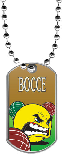 Lawn Bowling Dog Tags [DTLAM2-LWNBW]