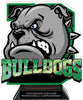 Bulldogs Mascot Colorix-T Acrylic Trophy- 8.25 inch [TACR8-MSCT-BLDG-Q]