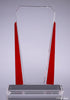 Bethesda Optical Crystal Award - Red 9.75 inch [CPBETH9-RED]