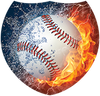 Baseball Fire & Water Shield Insert [SH-3146]