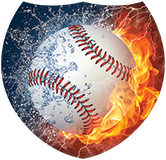 Baseball Fire & Water Shield Insert [SH-3146]