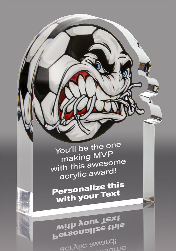 Soccer Krunch Acrylic Award- 4x5 inch [AKRCH-SC-45-Q]