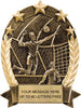 Volleyball Gold Star Resin Trophy - Male [GSOR6-VBM]