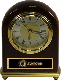 Desk Clock with Wood Finish [TDC16]