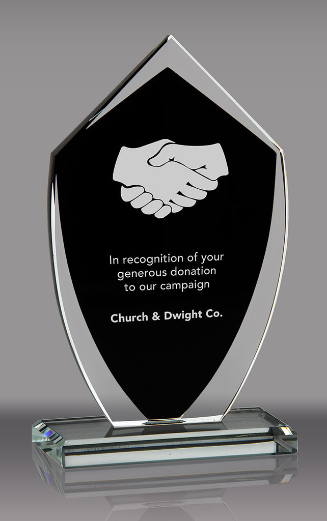 Shield Shaped Crystal Award- 9.25 inch [CSHSS-9]