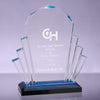 Faceted Impress Acrylic Award - Blue - 6x9 [AJF10-BLU-9]