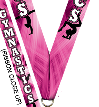 7/8 x 30 in. Gymnastics Vortex Sateen Neck Ribbon [NKRB-4006]