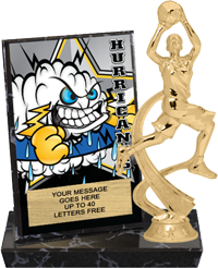 Hurricanes Mascot Billboard Plaque [PBB6-MSCT-HCN]