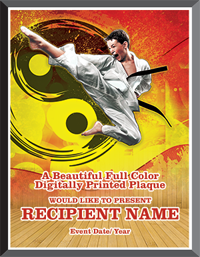 Martial Arts Graphix Plaque [PGFX79-MA]