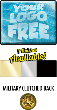 Rounded Corner Rectangle Full Color Custom Pin [PCPD-RREC3-6]