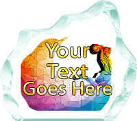 Custom Jade Acrylic Iceberg Award [AIB5J-FC]