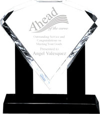 Acrylic Diamond Award- CLEAR [ADC35L-CLEAR]
