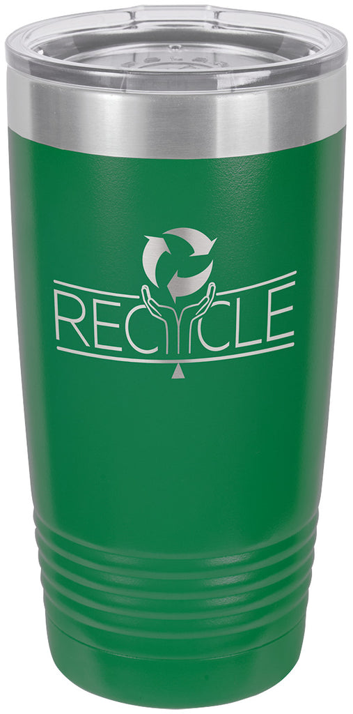 Polar Camel 20 oz. Ringneck Green Vacuum Insulated Tumbler w/Clear Lid [TVIJ215]