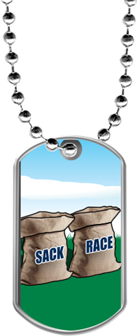 Potato Sack Race Dog Tags [DTLAM2-SKRC]