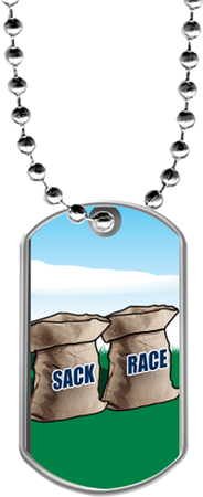 Potato Sack Race Dog Tags [DTLAM2-SKRC]