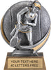 Tennis Round 3D Sport Resin Trophy - Female - 5