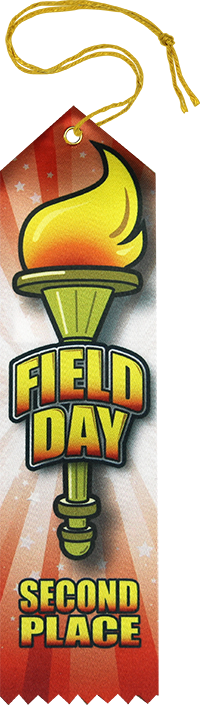Field Day 2nd Place Colormax Ribbon [RCM-FLDDY-2ND]