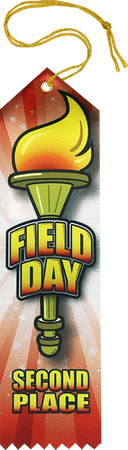 Field Day 2nd Place Colormax Ribbon [RCM-FLDDY-2ND]