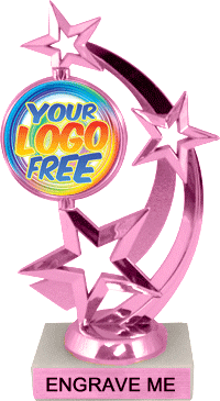 Pink Spinning Custom Insert Trophy [TXi-P63-PNK]