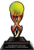 Tennis Tribal Flames Colorix Acrylic Trophy- 7 inch [TACR7-TF-TN-Q]