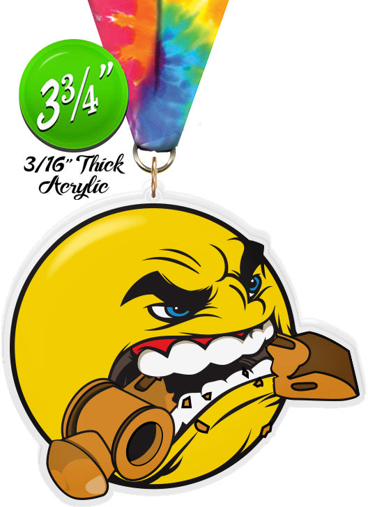 Foosball Krunch Colorix-M Acrylic Medal [MACR375-KRCH-FSBL-Q]