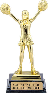 Cheer XL Bright Gold Tone Figure [TXBG-CH]